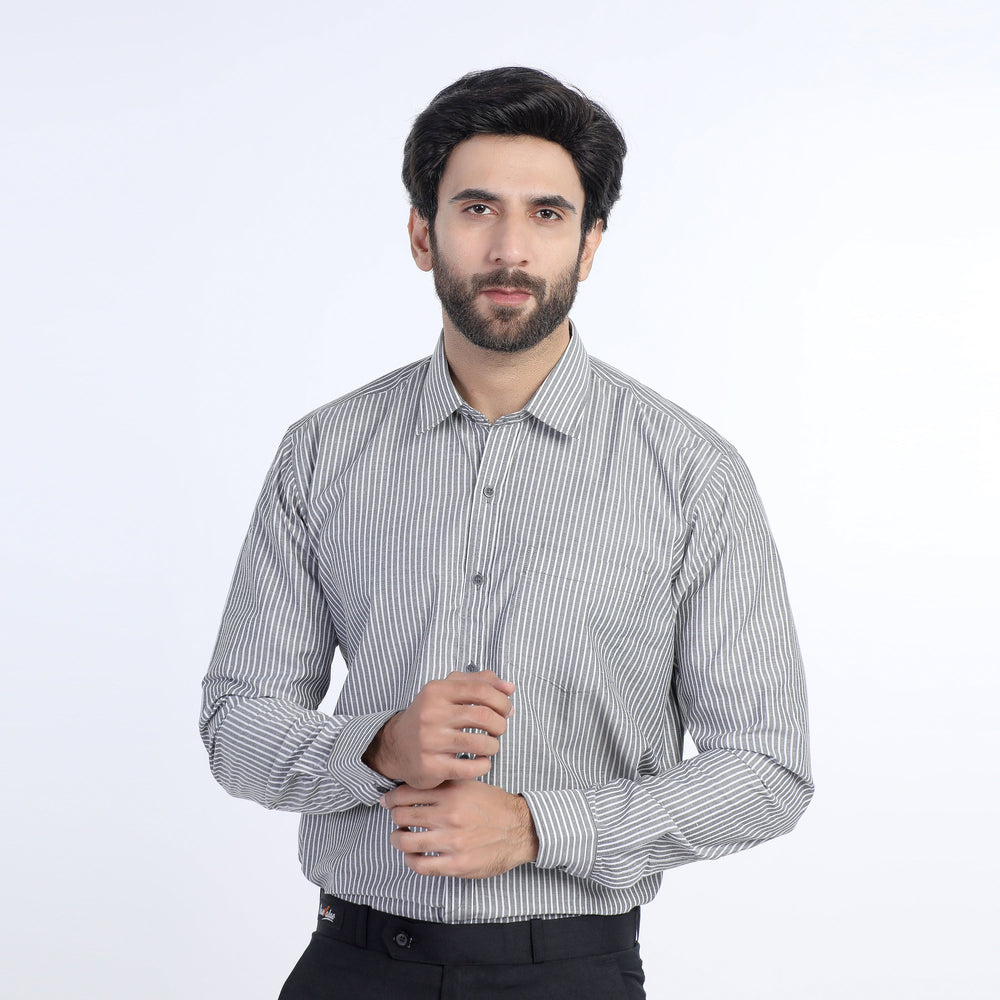 Men's Formal Shirt - Grey, Men's Shirts, Chase Value, Chase Value