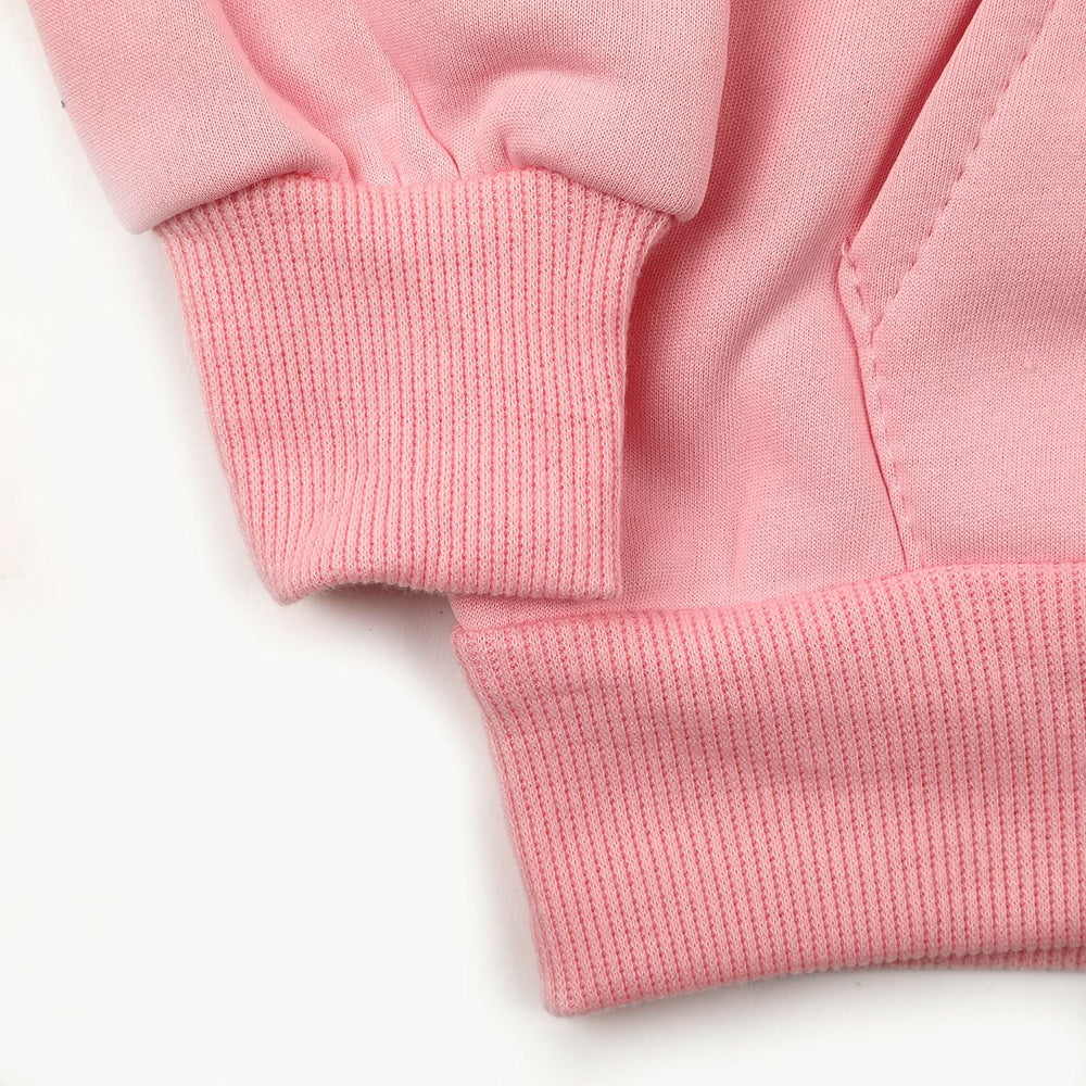 Girls Full Sleeves Hoodie T-Shirt - Pink, Girls Hoodies & Sweat Shirts, Chase Value, Chase Value