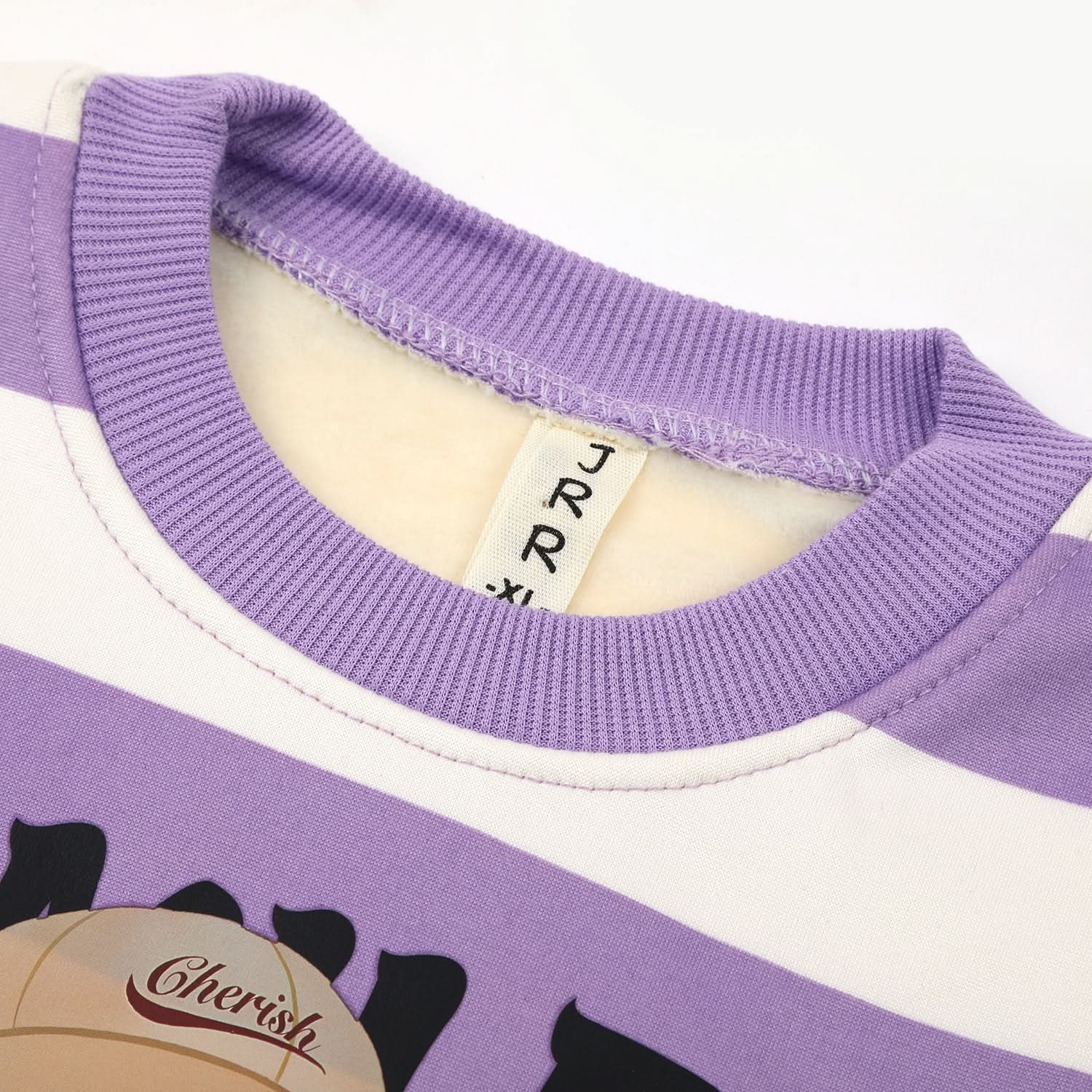 Girls Full Sleeves Sweat Shirt - Purple, Girls Hoodies & Sweat Shirts, Chase Value, Chase Value