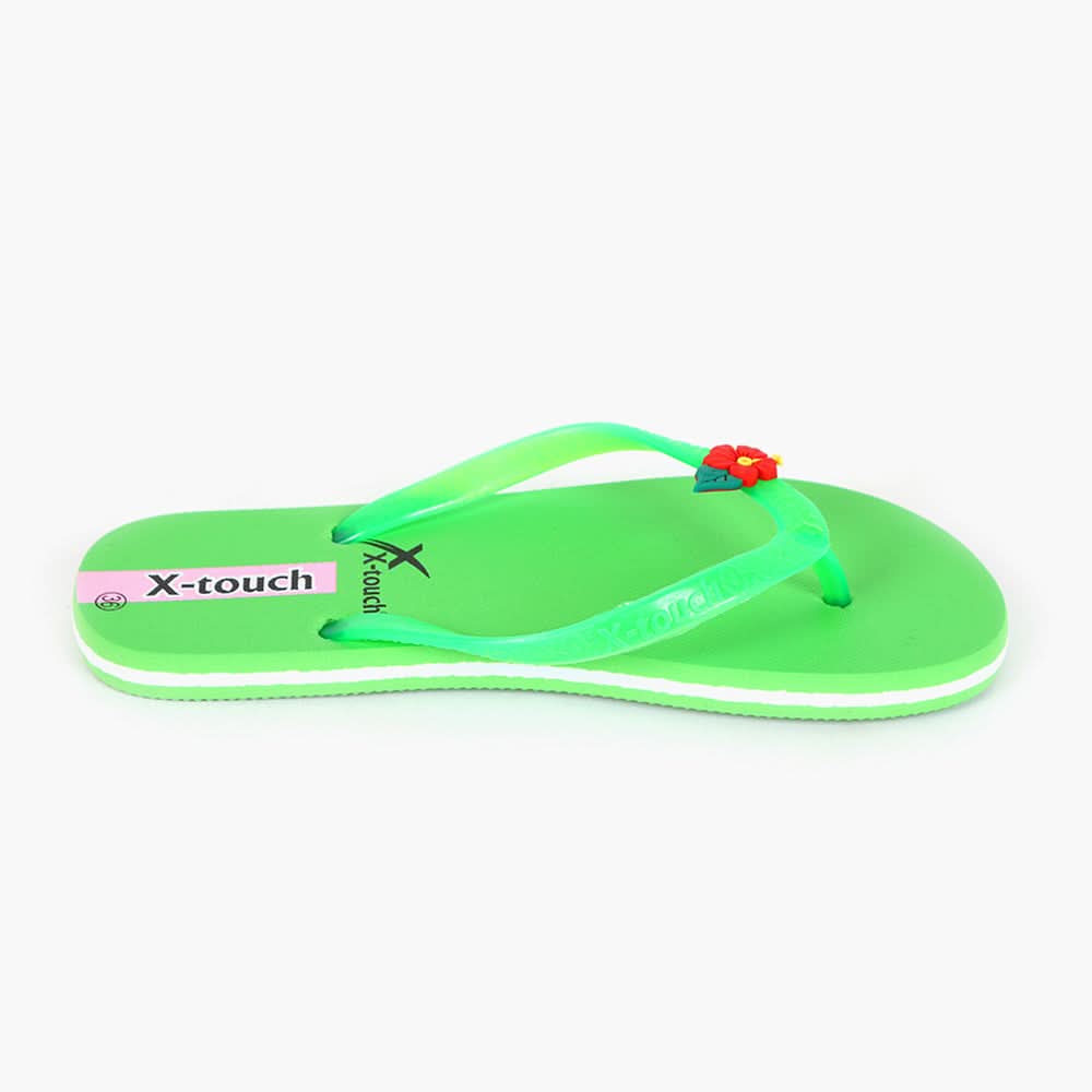 Women's Flip Flop Slipper - Green, Women Slippers, Chase Value, Chase Value