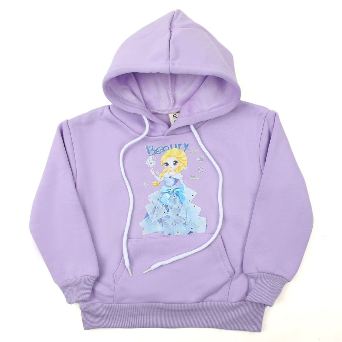 Girls Full Sleeves Hoodie T-Shirt - Purple, Girls Hoodies & Sweat Shirts, Chase Value, Chase Value