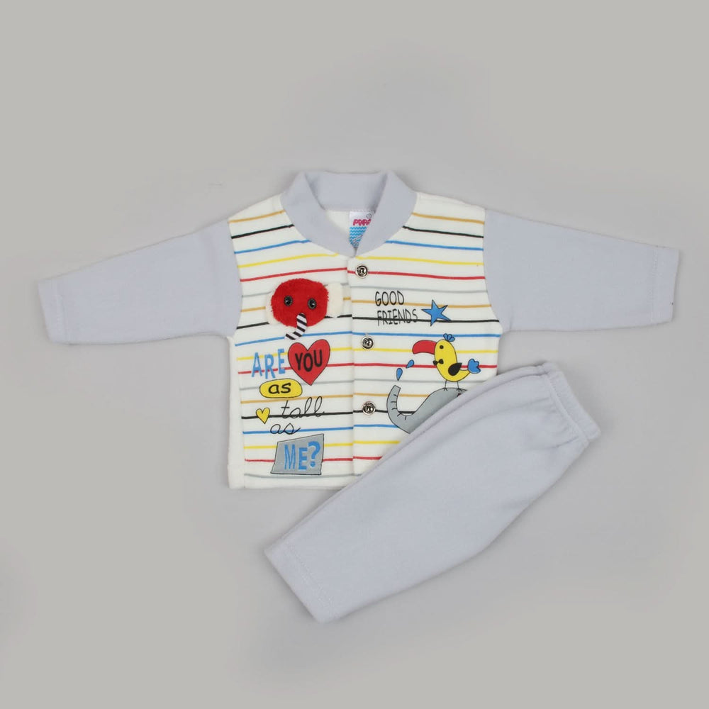Newborn Boys Full Sleeves Suit - Light Blue, Newborn Boys Sets & Suits, Chase Value, Chase Value