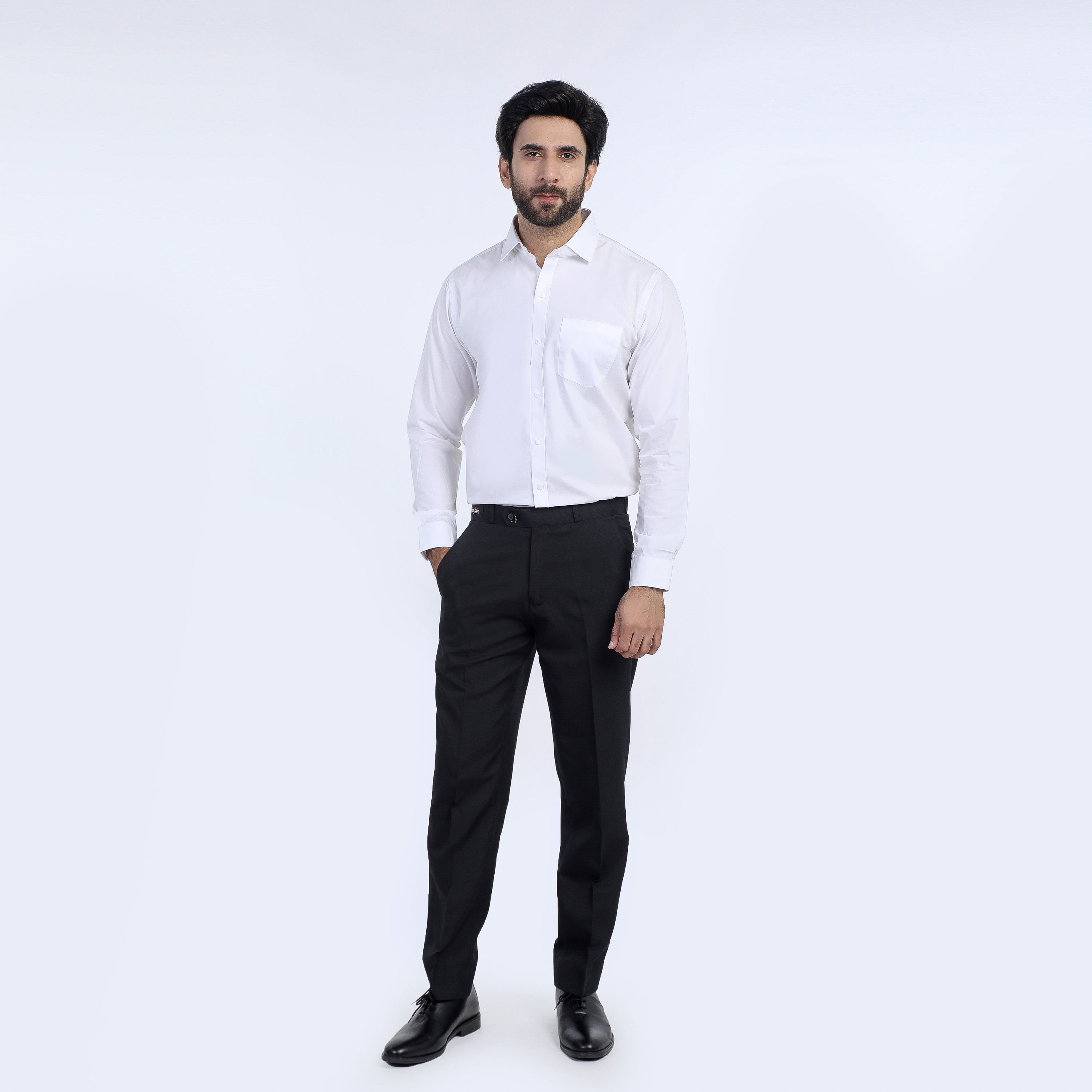 Eminent Men's Formal Plain Shirt - White, Men's Shirts, Eminent, Chase Value