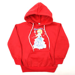 Girls Full Sleeves Hoodie T-Shirt - Red