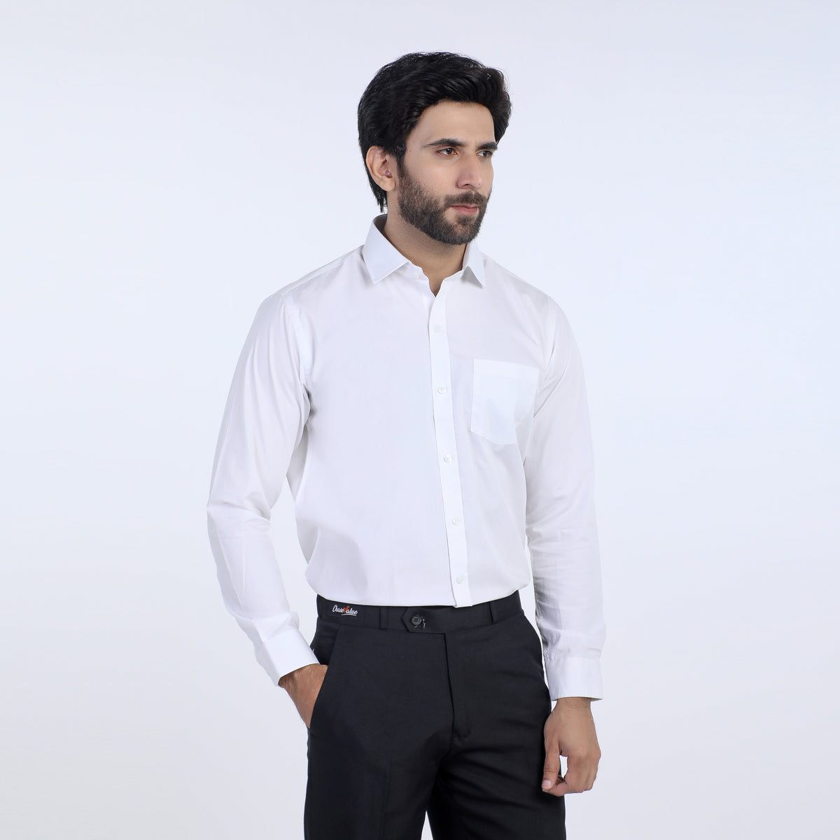 Eminent Men's Formal Plain Shirt - White, Men's Shirts, Eminent, Chase Value