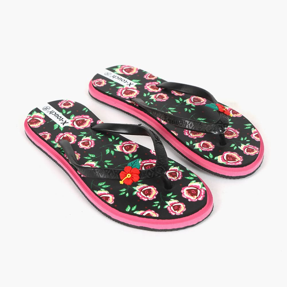 Women's Flip Flop Slipper - Black, Women Slippers, Chase Value, Chase Value