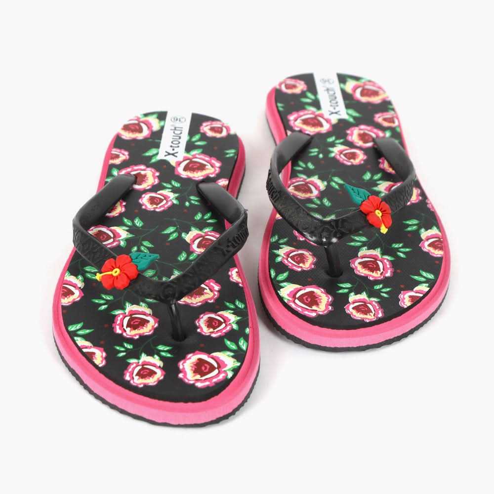 Women's Flip Flop Slipper - Black, Women Slippers, Chase Value, Chase Value