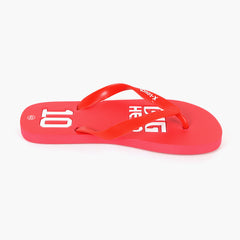 Men's Flip Flop Slippers - Red