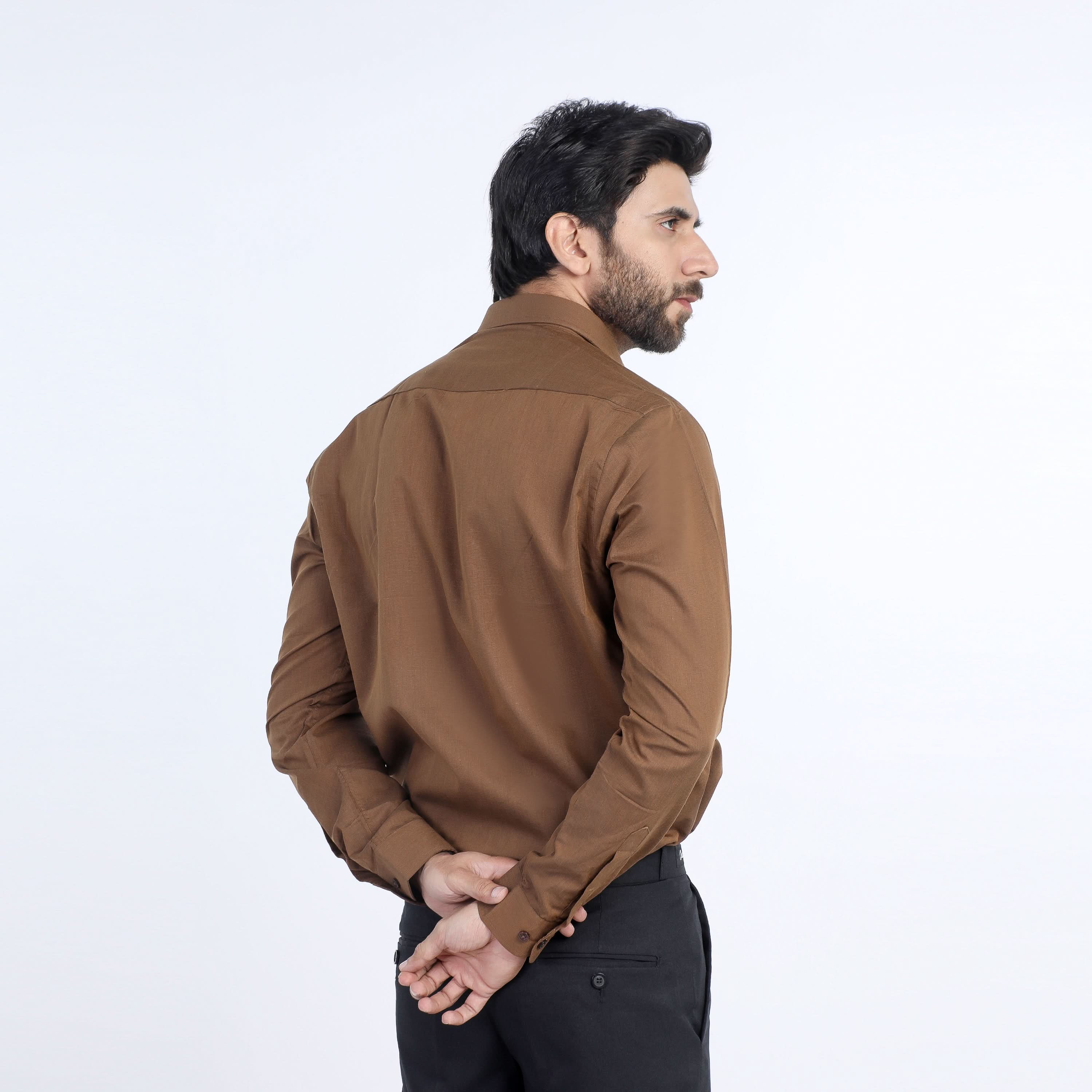 Eminent Men's Stripe Shirt - Brown, Men's Shirts, Eminent, Chase Value