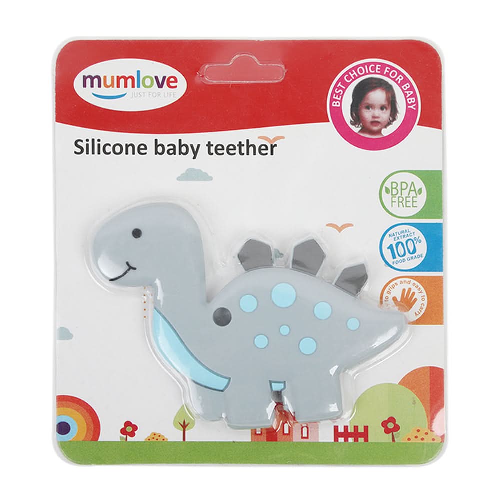 Mum Love Silicon Teather - Grey, Feeding Supplies, Chase Value, Chase Value