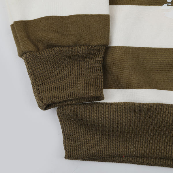 Boys Full Sleeves Sweat Shirt - Olive