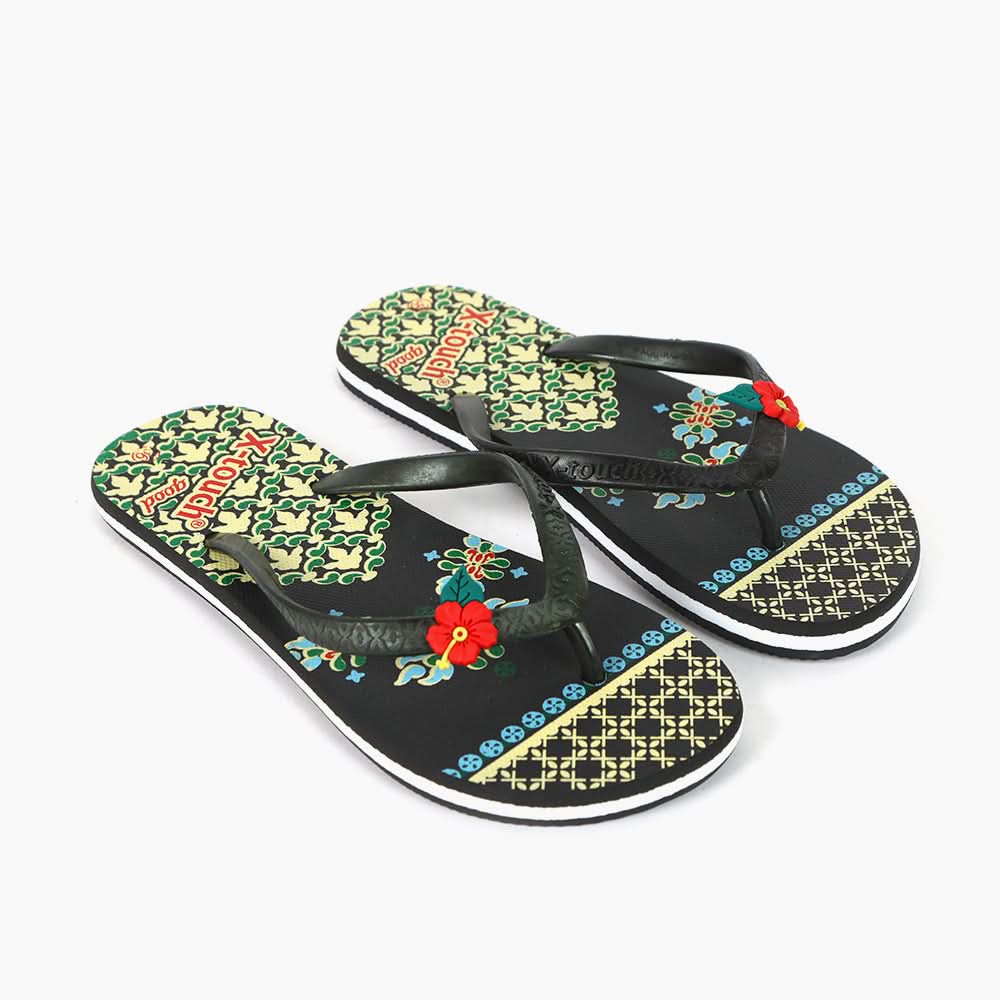 Women's Flip Flop Slipper - Black, Women Slippers, Chase Value, Chase Value