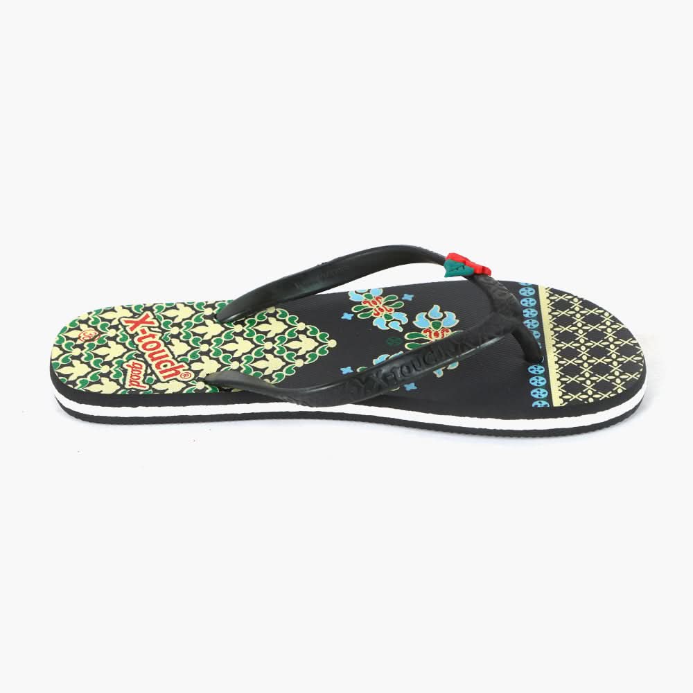 Women's Flip Flop Slipper - Black, Women Slippers, Chase Value, Chase Value