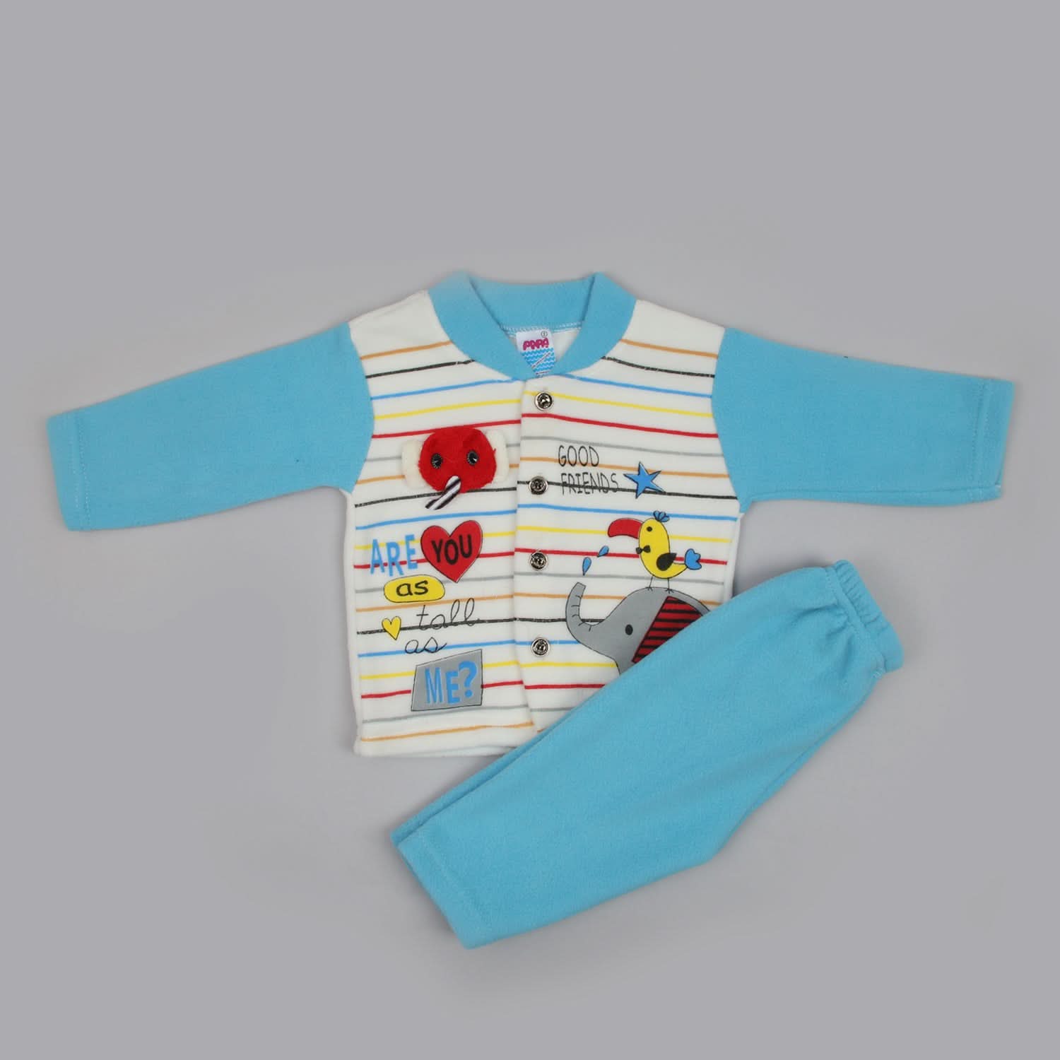 Newborn Boys Full Sleeves Suit - Blue, Newborn Boys Sets & Suits, Chase Value, Chase Value