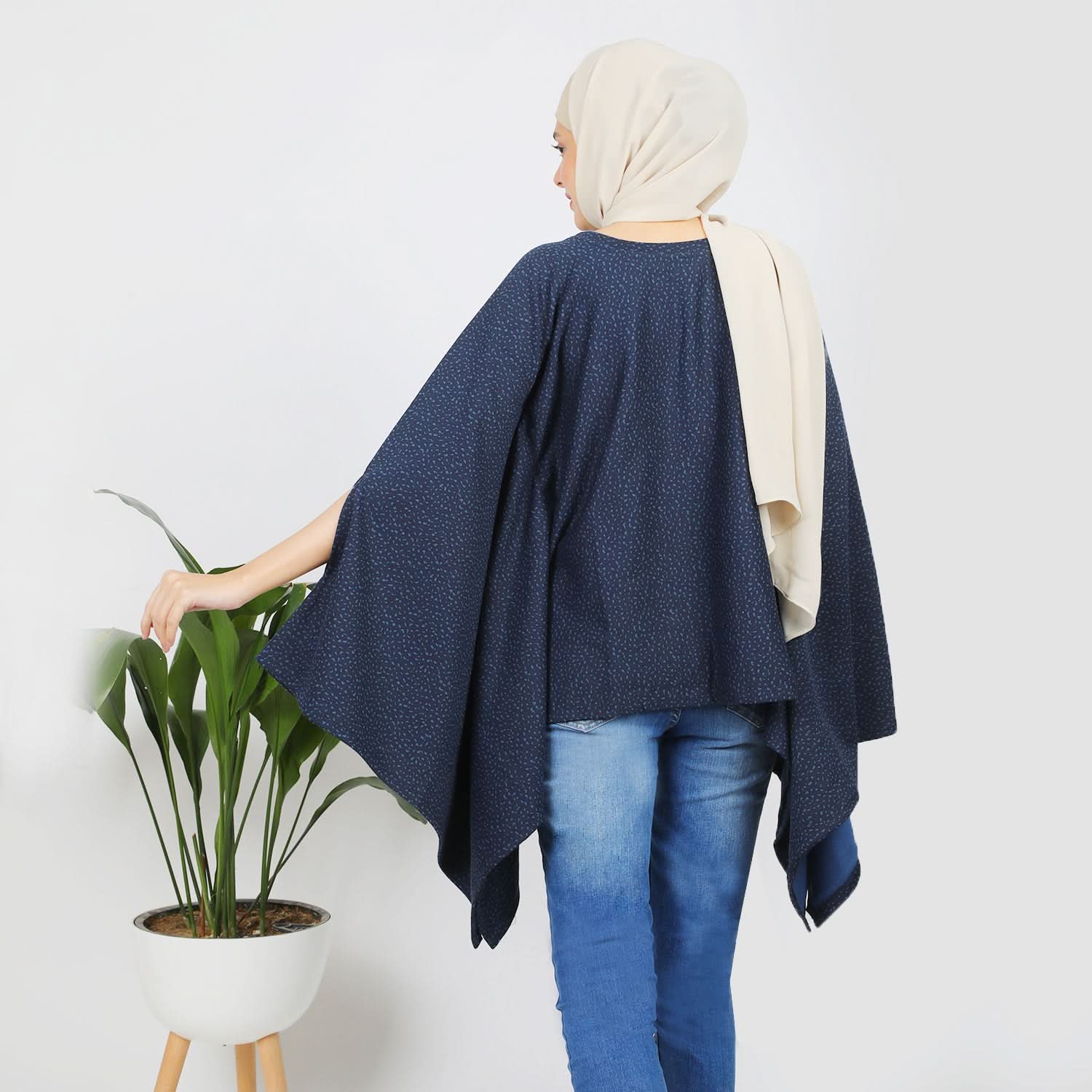 Eminent Women's Poncho - Navy Blue, Women T-Shirts & Tops, Eminent, Chase Value
