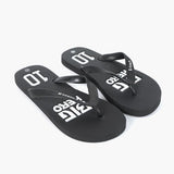 Men's Flip Flop Slippers - Black, Men's Slippers, Chase Value, Chase Value