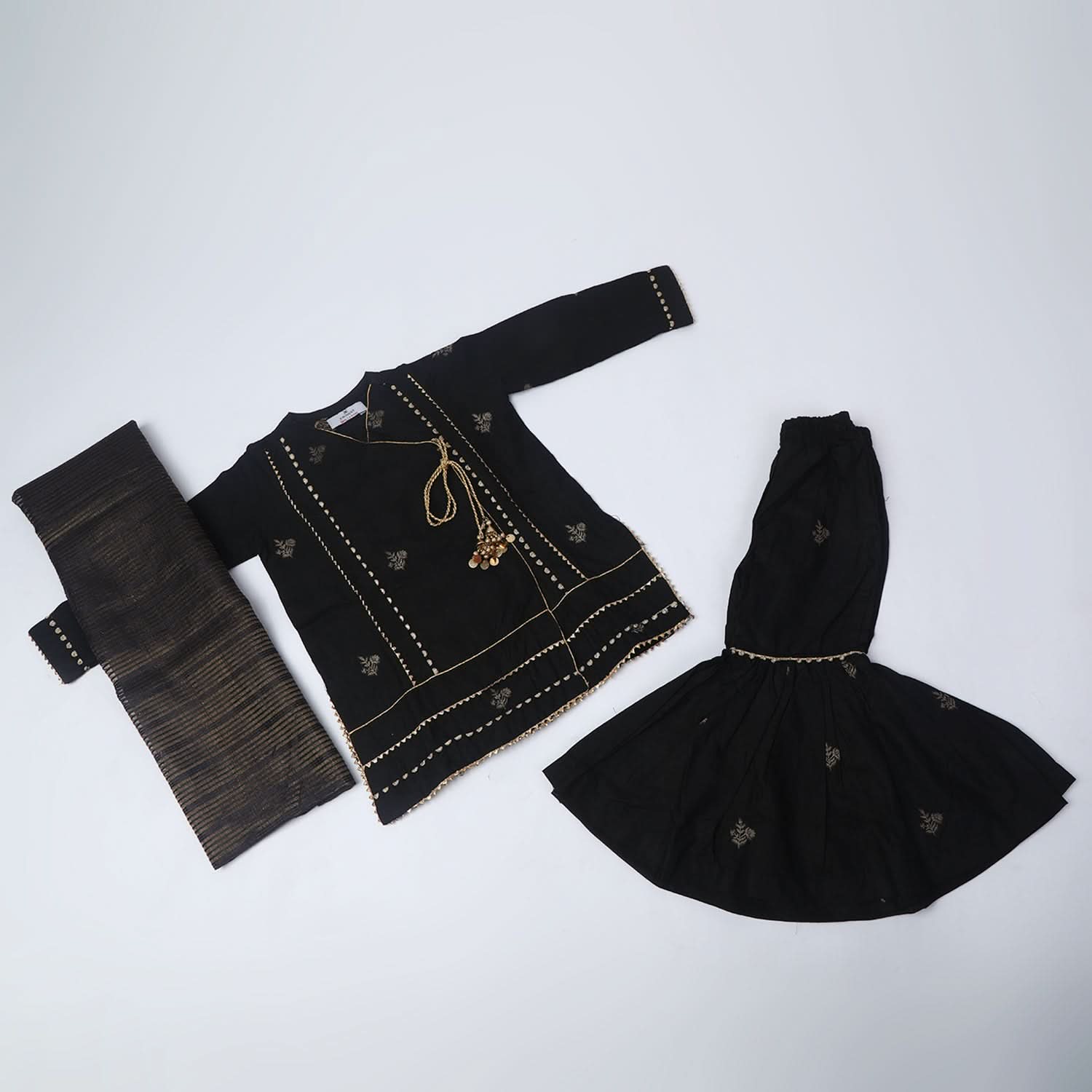 Eminent Girls Shalwar Suit - Black, Girls Shalwar Kameez, Eminent, Chase Value