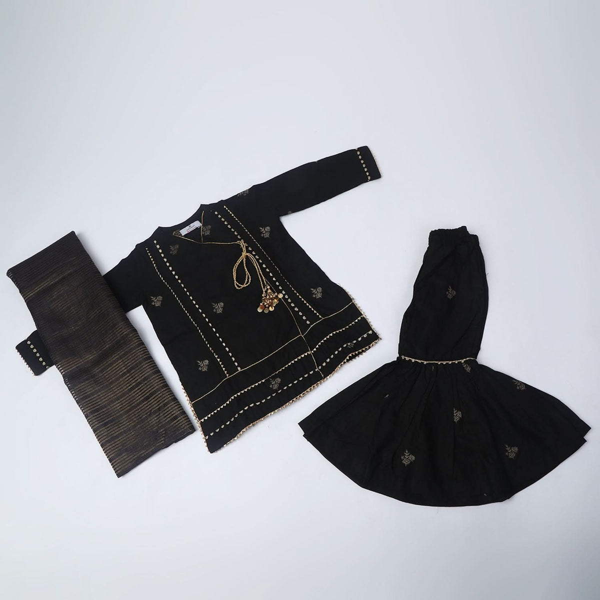 Eminent Girls Shalwar Suit - Black, Girls Shalwar Kameez, Eminent, Chase Value