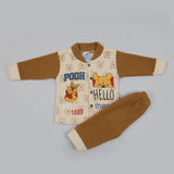 Newborn Boys Full Sleeves Suit - Brown, Newborn Boys Sets & Suits, Chase Value, Chase Value
