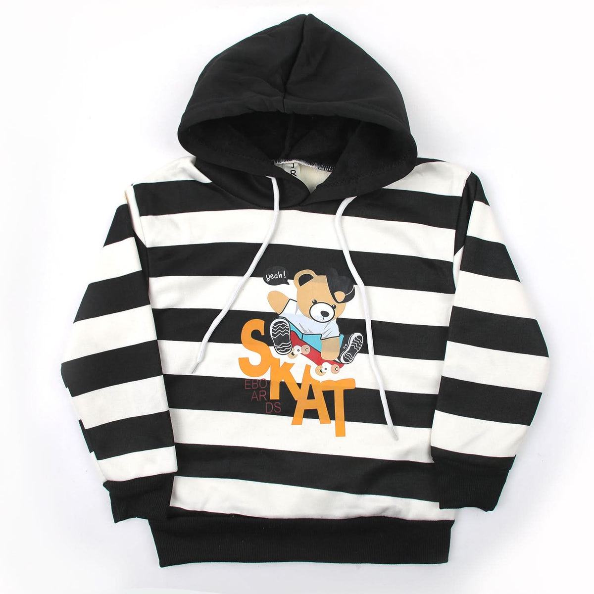 Boys Full Sleeves Hoodie - Black, Boys Hoodies & Sweat Shirts, Chase Value, Chase Value