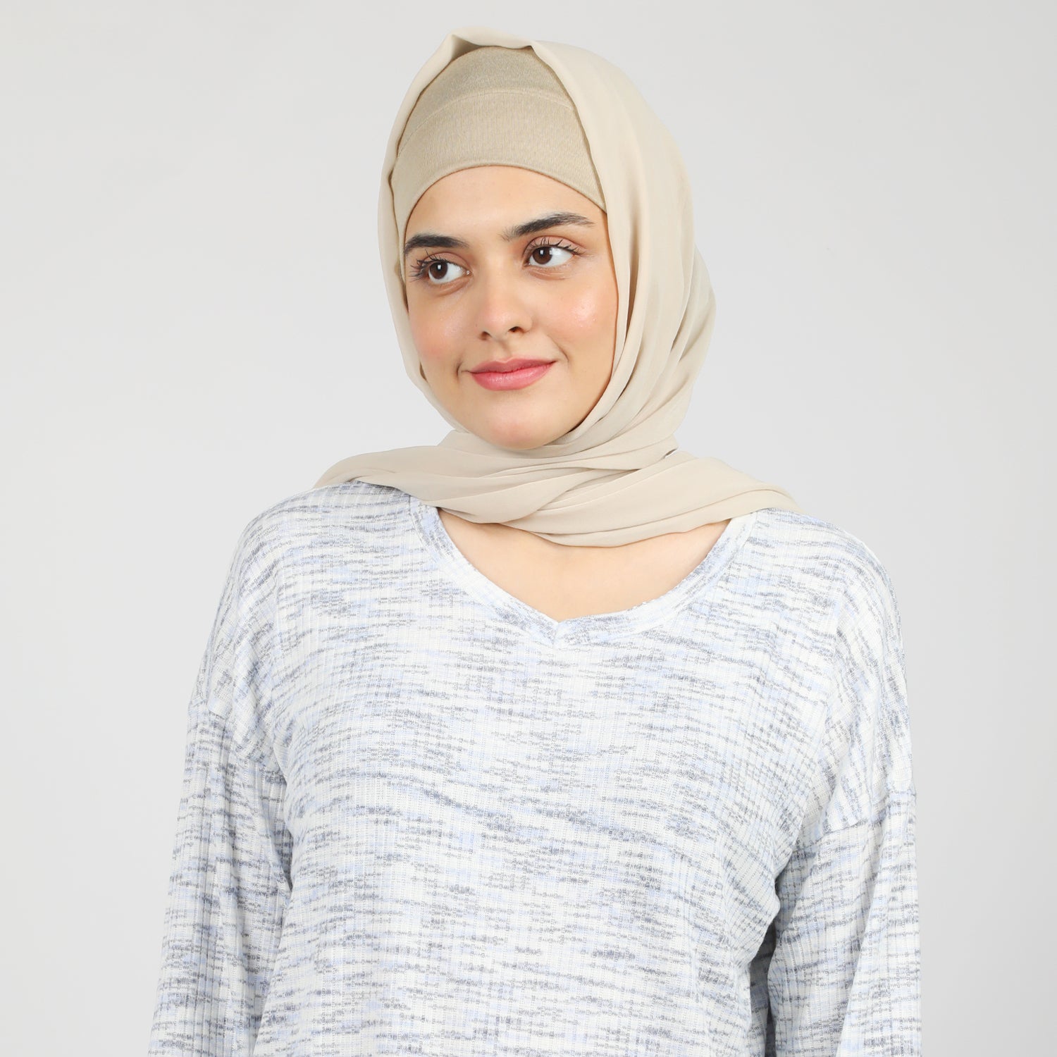 Women's Full Sleeves Fancy Top - Light Blue, Women T-Shirts & Tops, Chase Value, Chase Value