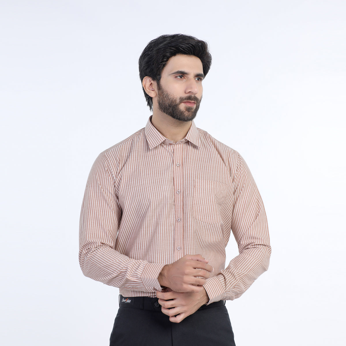 Men's Formal Shirt - Brown, Men's Shirts, Chase Value, Chase Value