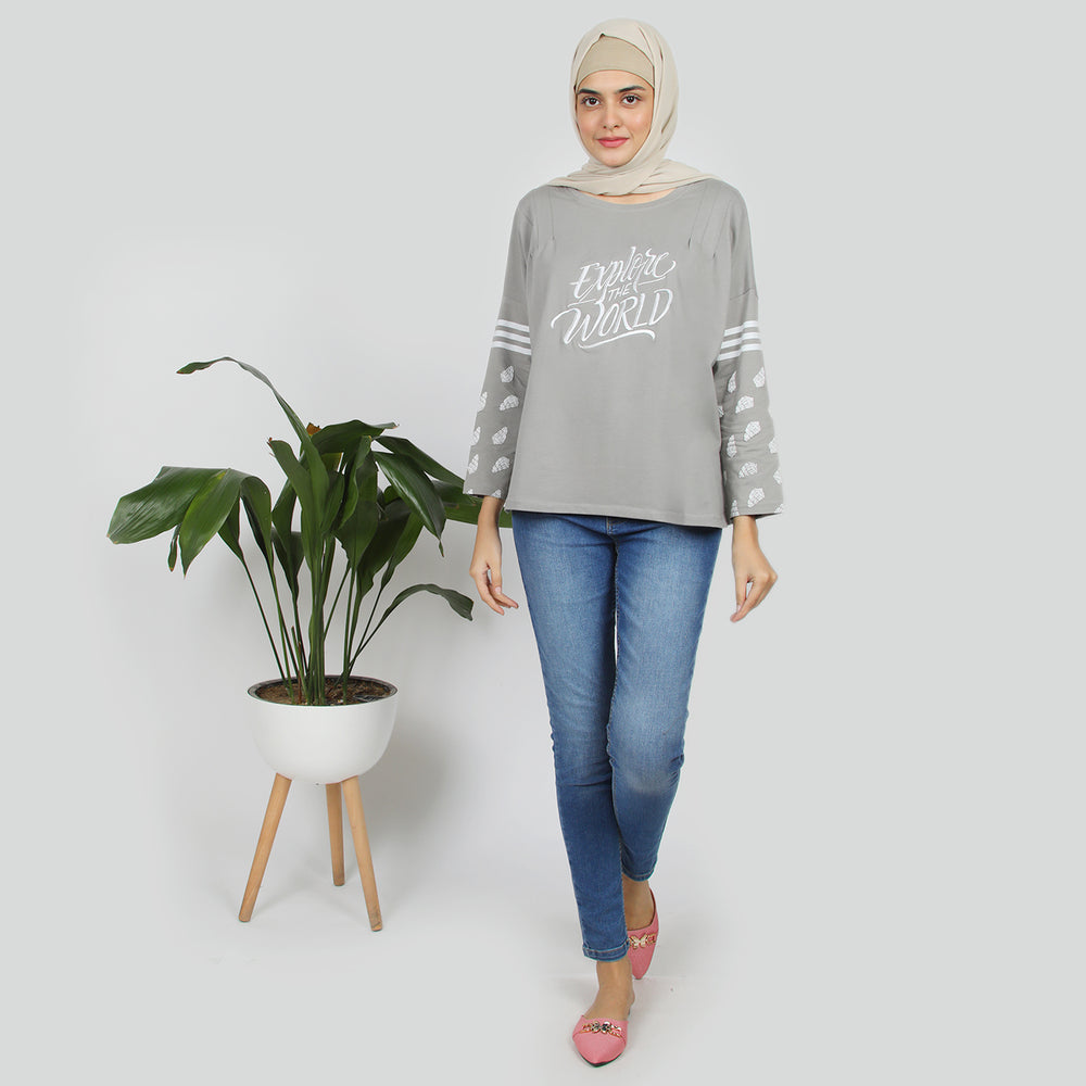 Eminent Women's T-Shirt - Frost Grey, Women T-Shirts & Tops, Eminent, Chase Value