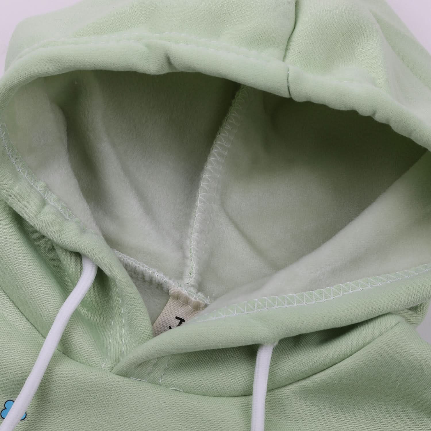 Girls Full Sleeves Hoodie T-Shirt - Light Green, Girls Hoodies & Sweat Shirts, Chase Value, Chase Value