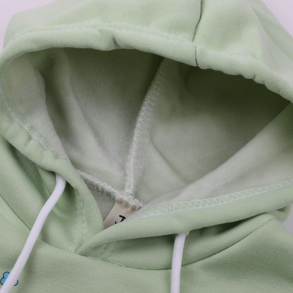 Girls Full Sleeves Hoodie T-Shirt - Light Green, Girls Hoodies & Sweat Shirts, Chase Value, Chase Value