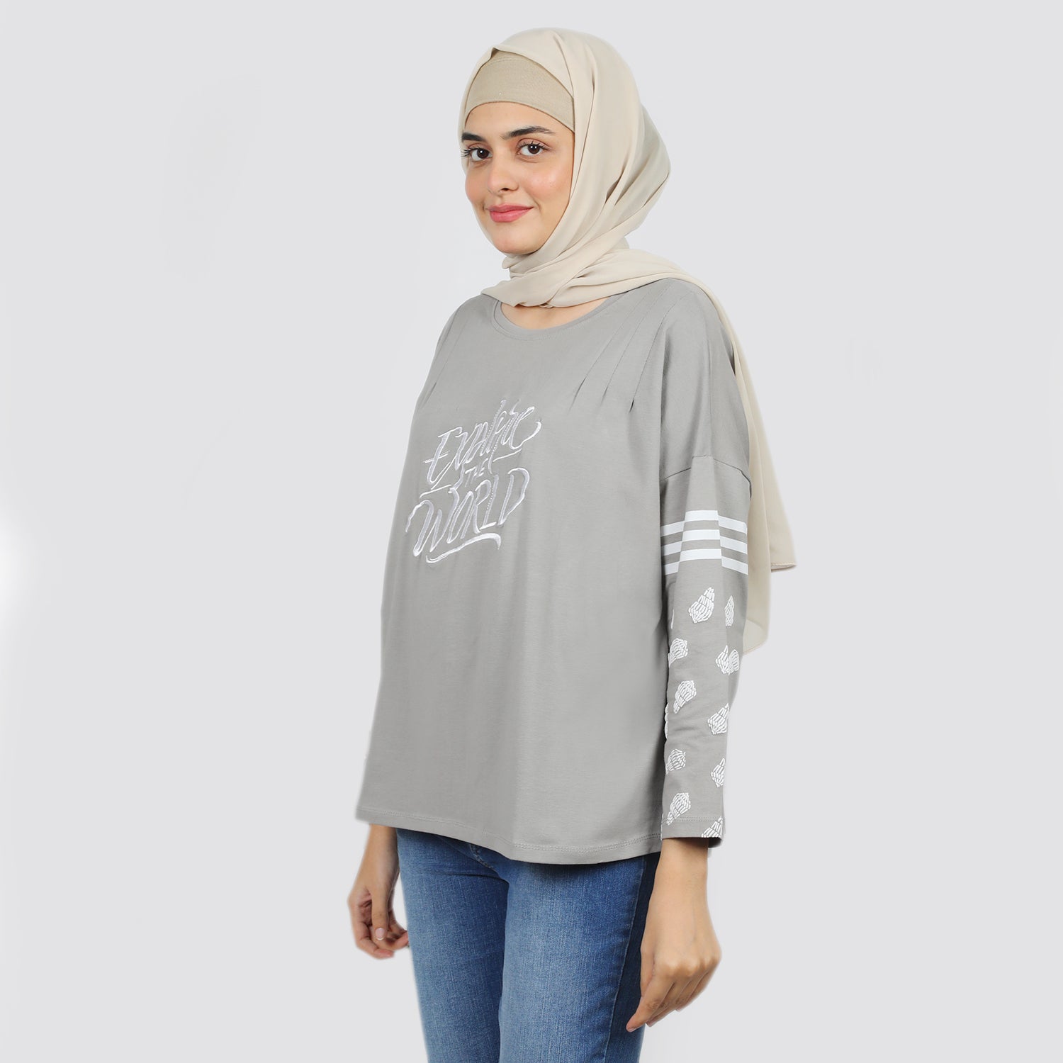 Eminent Women's T-Shirt - Frost Grey, Women T-Shirts & Tops, Eminent, Chase Value