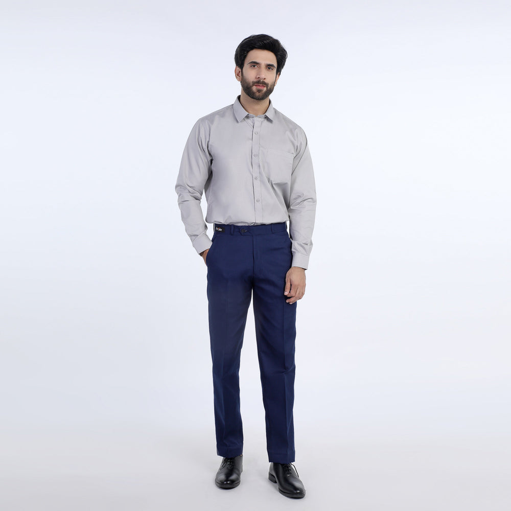 Men's Formal Dobby Shirt - Grey, Men's Shirts, Chase Value, Chase Value