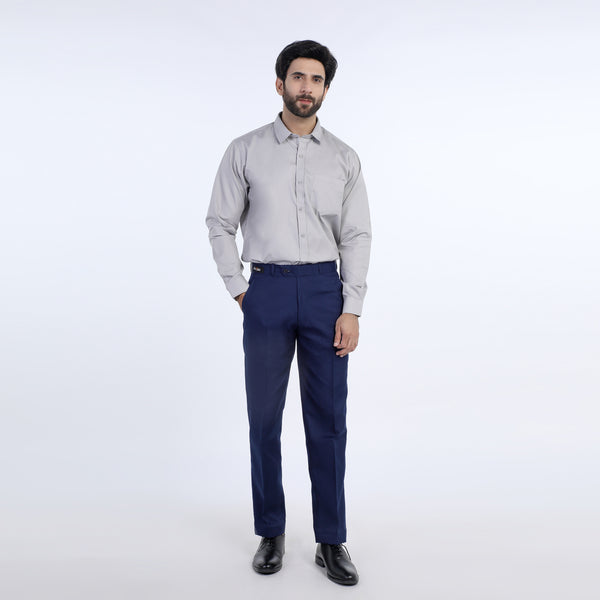 Men's Formal Dobby Shirt - Grey