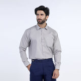 Men's Formal Dobby Shirt - Grey, Men's Shirts, Chase Value, Chase Value