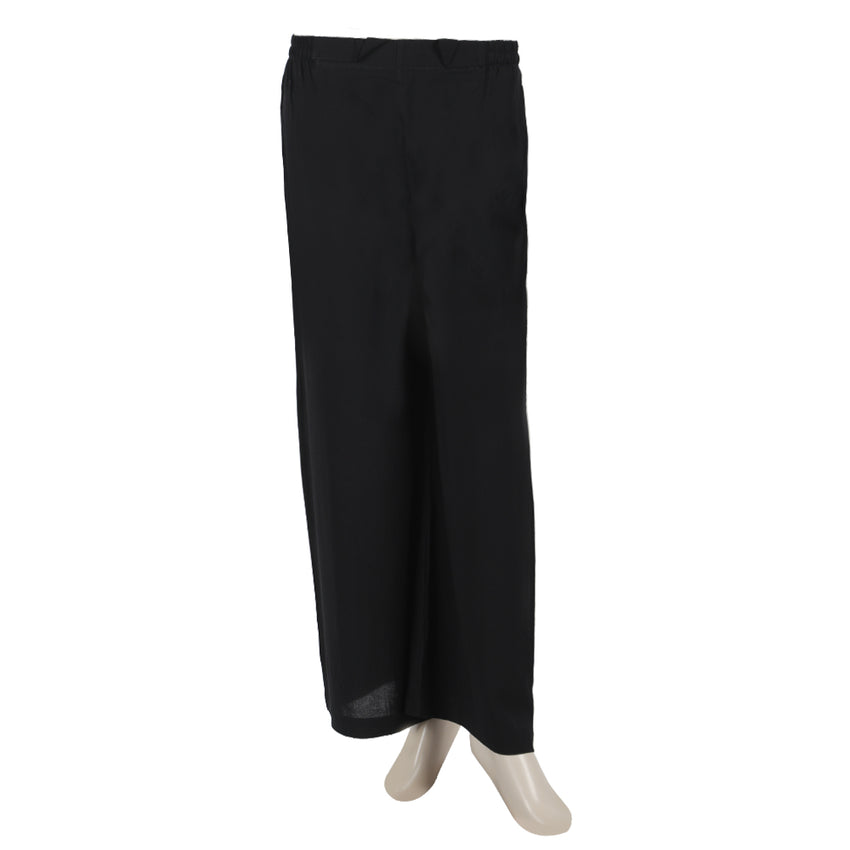 Women's Plain Flapper - Black