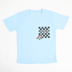 Boys Half Sleeves T-Shirt - Sky Blue