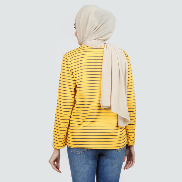 Women's Full Sleeves Top  - Yellow