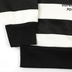 Boys Full Sleeves Sweat Shirt - Black