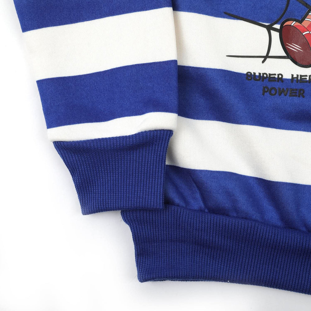 Boys Full Sleeves Sweat Shirt - Royal Blue, Boys Hoodies & Sweat Shirts, Chase Value, Chase Value