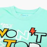 Boys Half Sleeves T-Shirt - Light Green, Boys T-Shirts, Chase Value, Chase Value