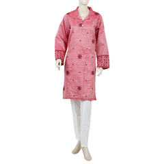 Eminent Women's Embroidered Kurti - Red