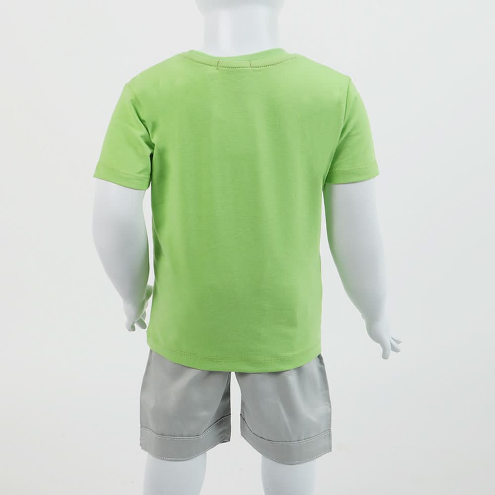 Boys Half Sleeves Suit - Green, Boys Sets & Suits, Chase Value, Chase Value