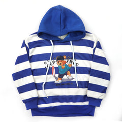 Boys Full Sleeves Hoodie T-Shirt - Royal Blue