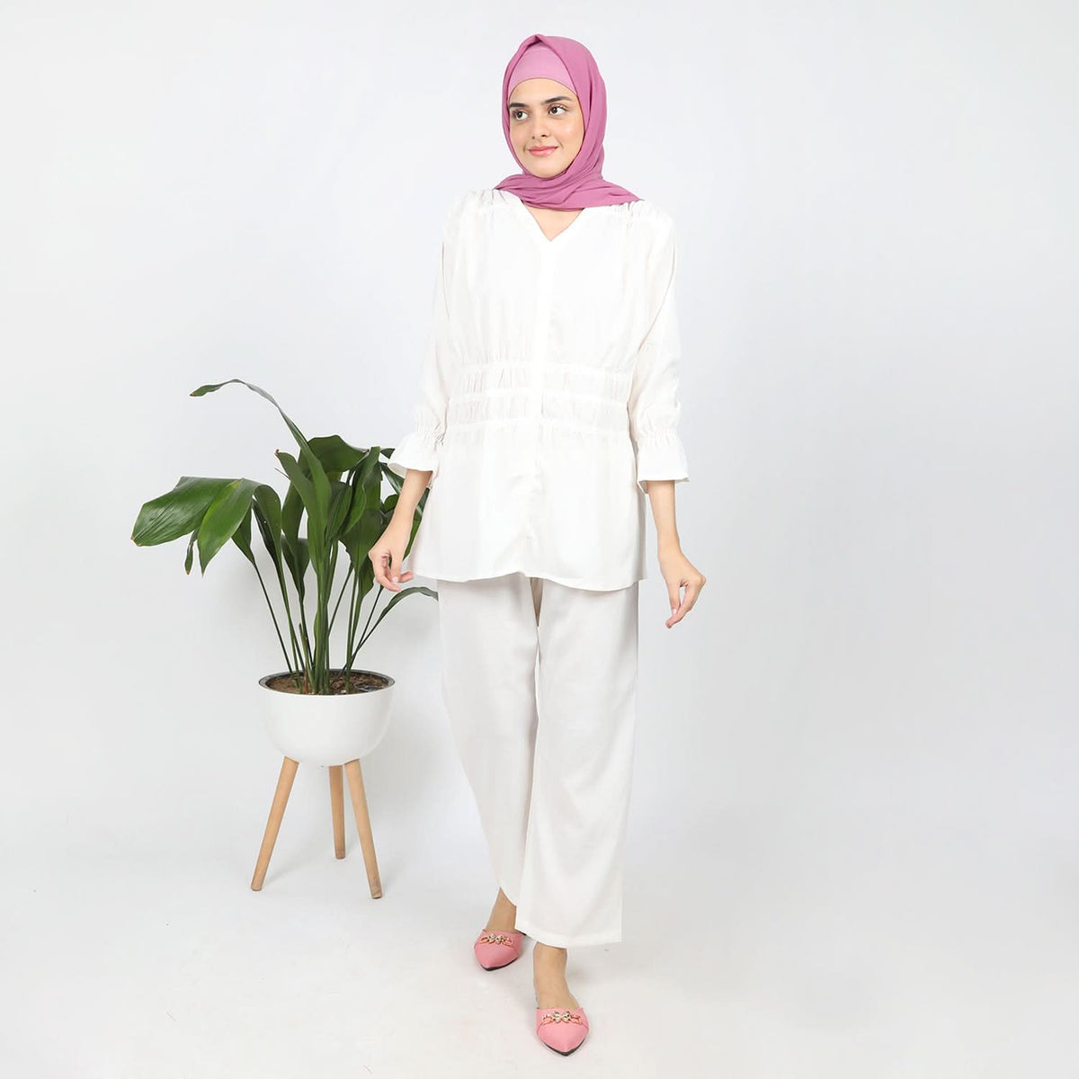 Women's Western Co-Ord Set - White, Women Co-Ord Set, Chase Value, Chase Value