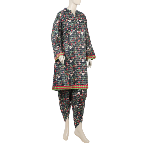 Eminent Women's Fancy Stitched Shalwar Suit - Multi Color