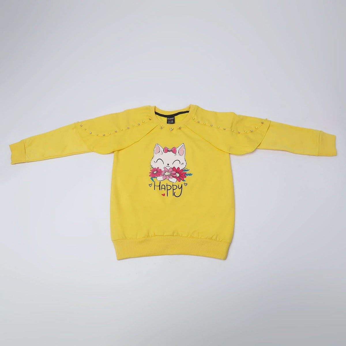 Girls T-Shirt - Yellow, Girls T-Shirts, Chase Value, Chase Value