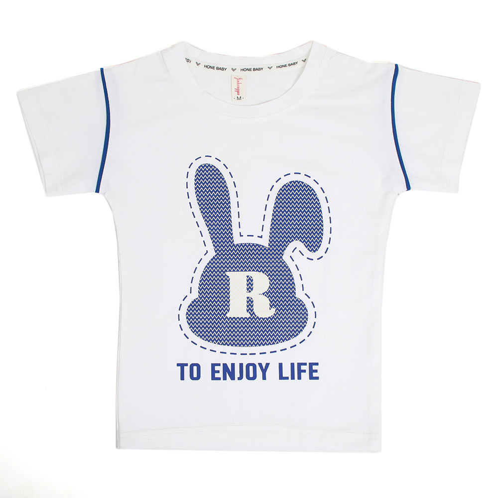 Girls Half Sleeves T-Shirt - White, Girls T-Shirts, Chase Value, Chase Value