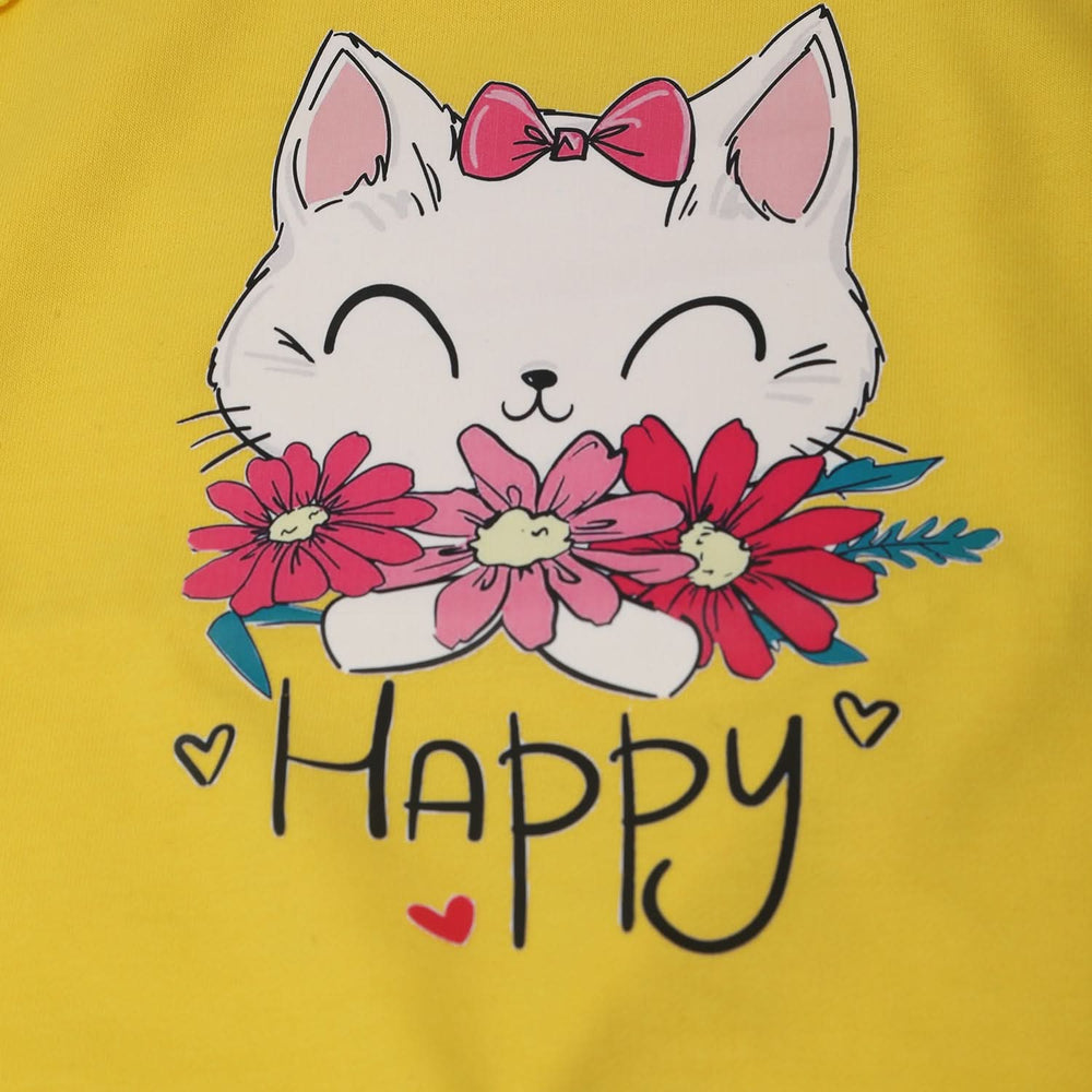 Girls T-Shirt - Yellow, Girls T-Shirts, Chase Value, Chase Value