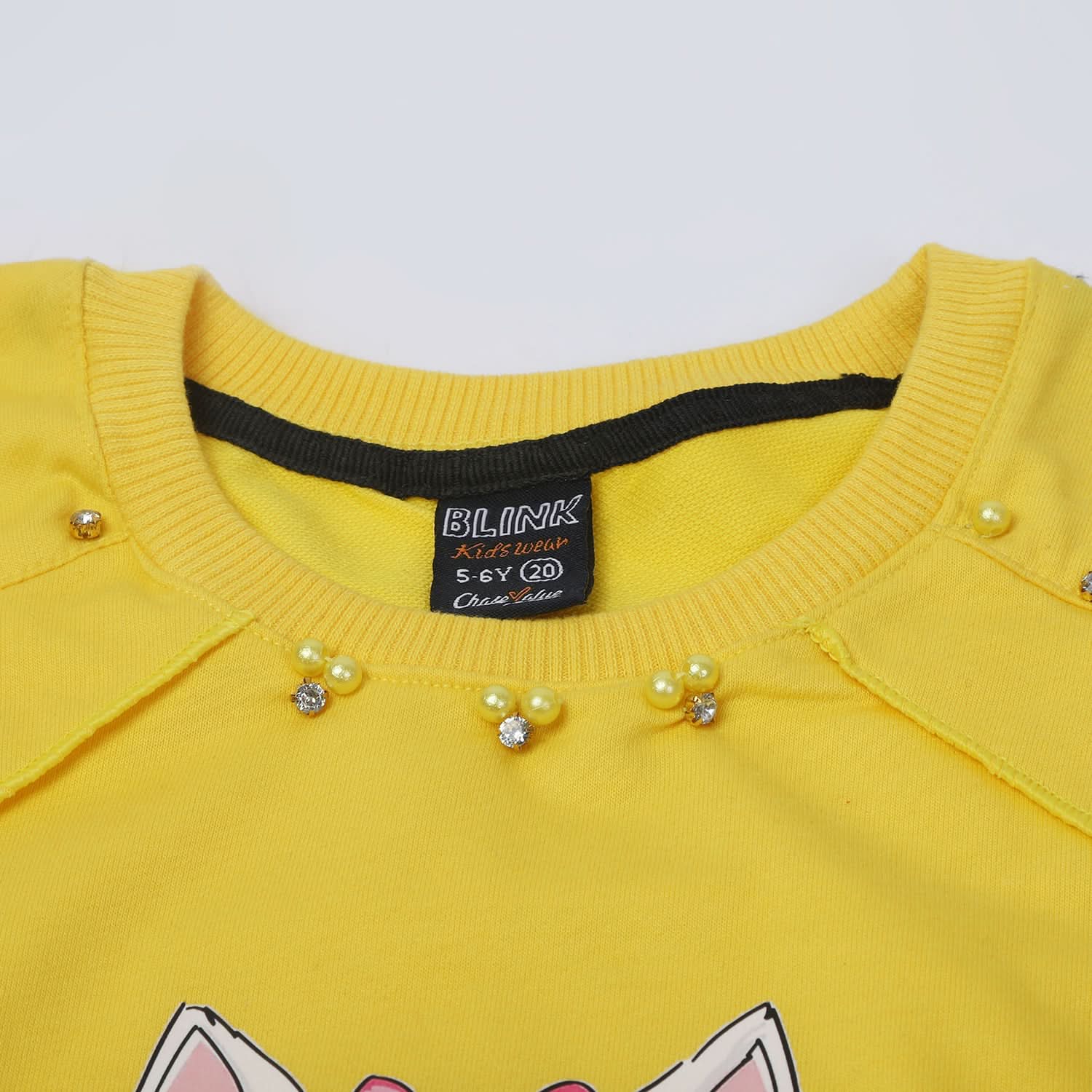 Girls T-Shirt - Yellow, Girls T-Shirts, Chase Value, Chase Value