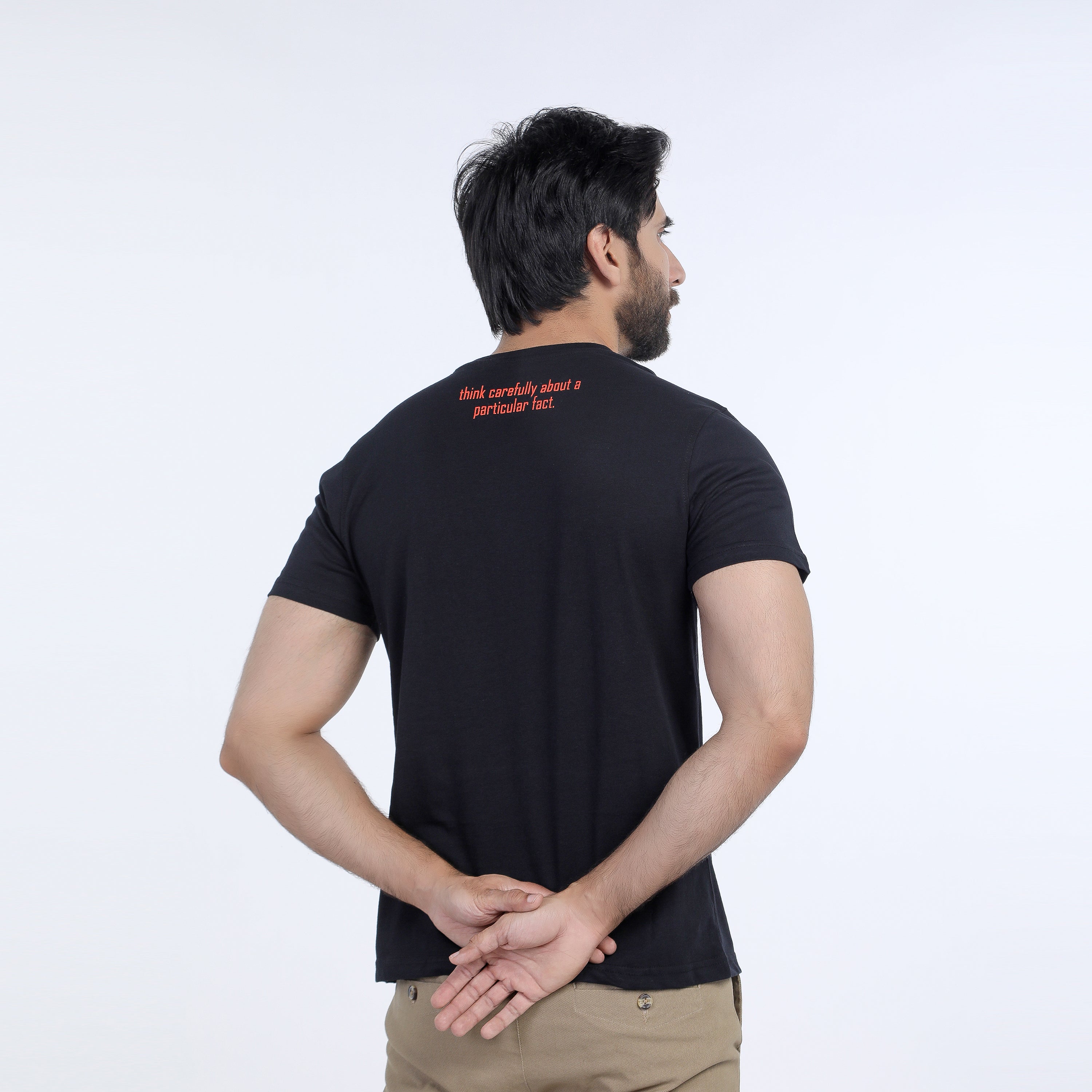 Eminent Men's Half Sleeves Round Neck T-Shirt - Black, Men's T-Shirts & Polos, Eminent, Chase Value