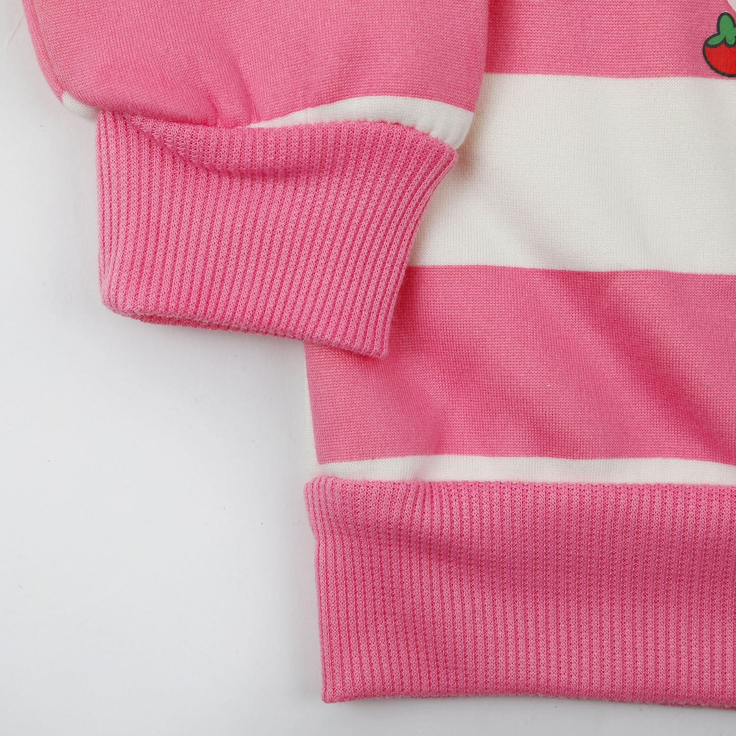 Girls Full Sleeves Hoodie T-Shirt - Pink, Girls Hoodies & Sweat Shirts, Chase Value, Chase Value